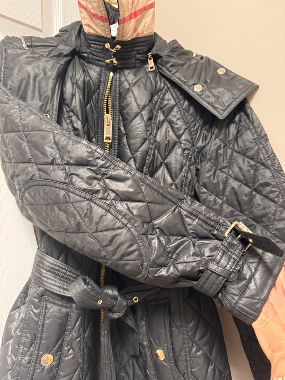 Burberry Quilted Trench Coat - Picture 6 of 10